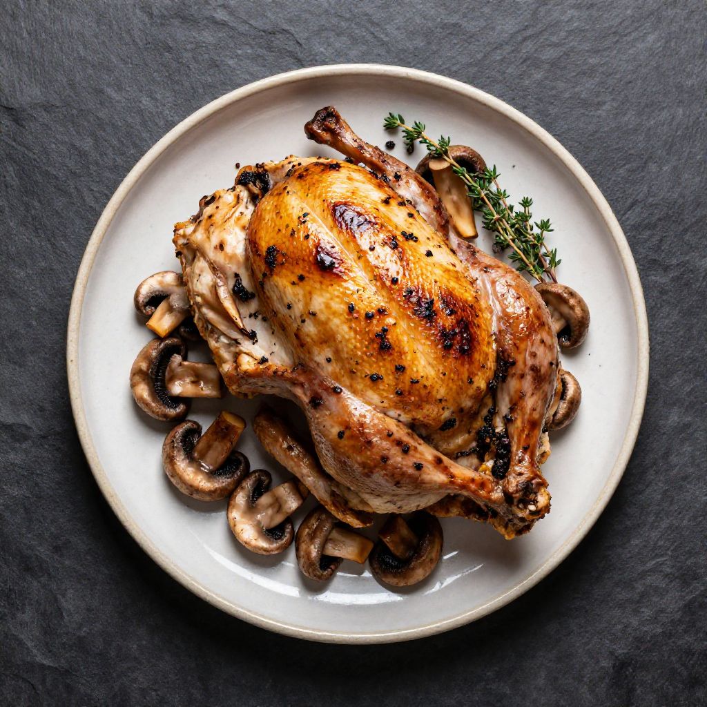 Keto Truthahn mit Pilze (Gegrillt)