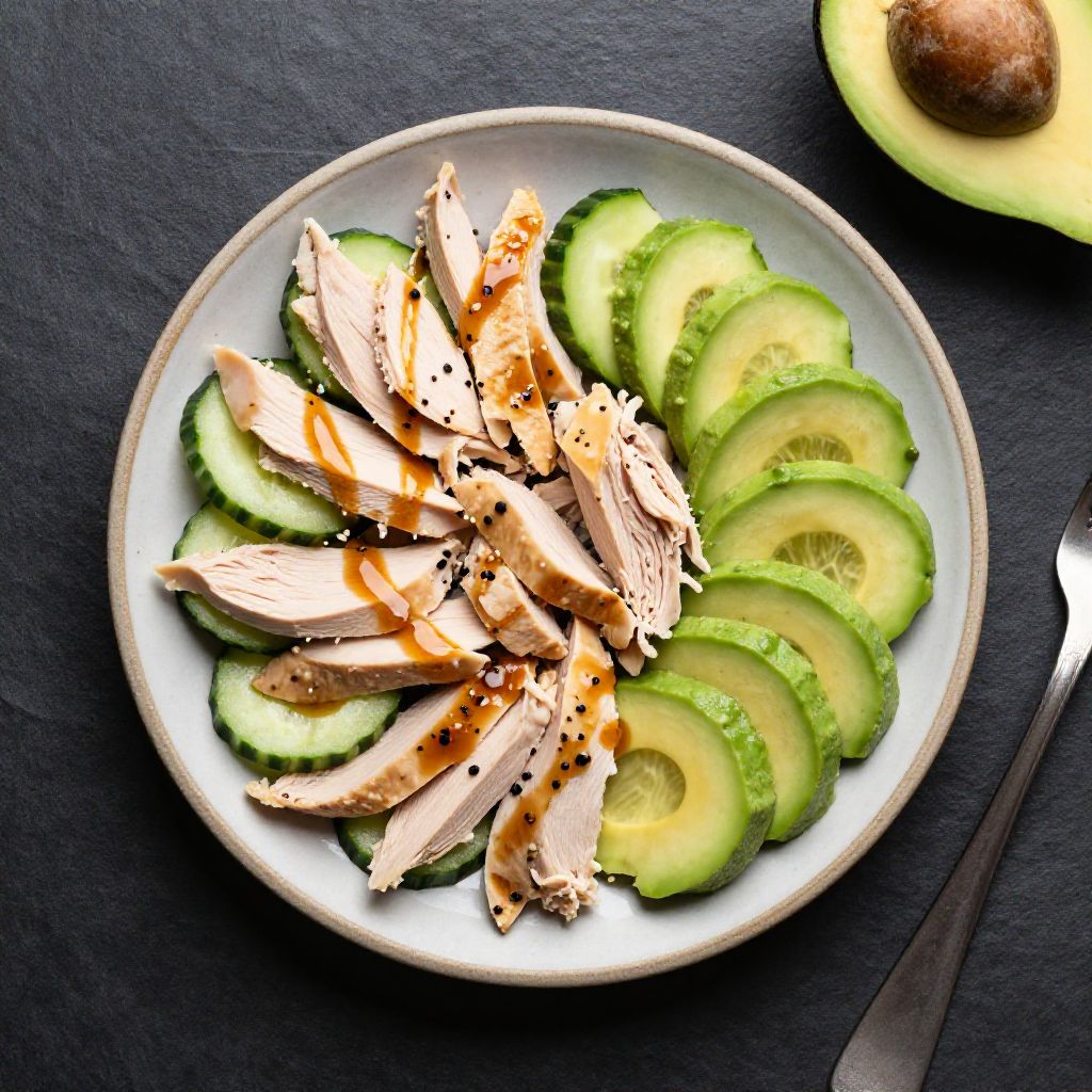 Keto Truthahn-Salat Asiatisch