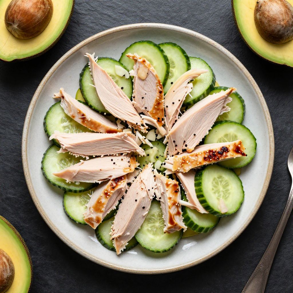 Keto Truthahn-Salat Italienisch