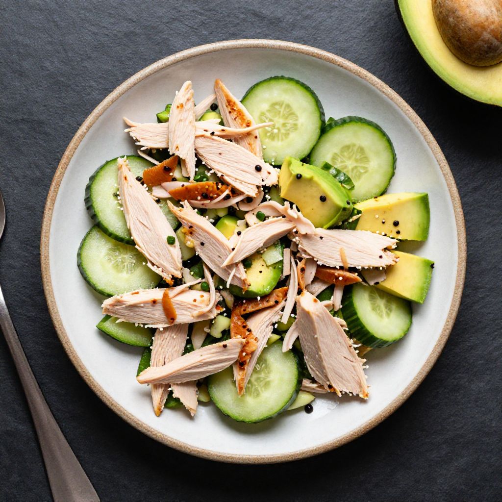 Keto Truthahn-Salat Mexikanisch