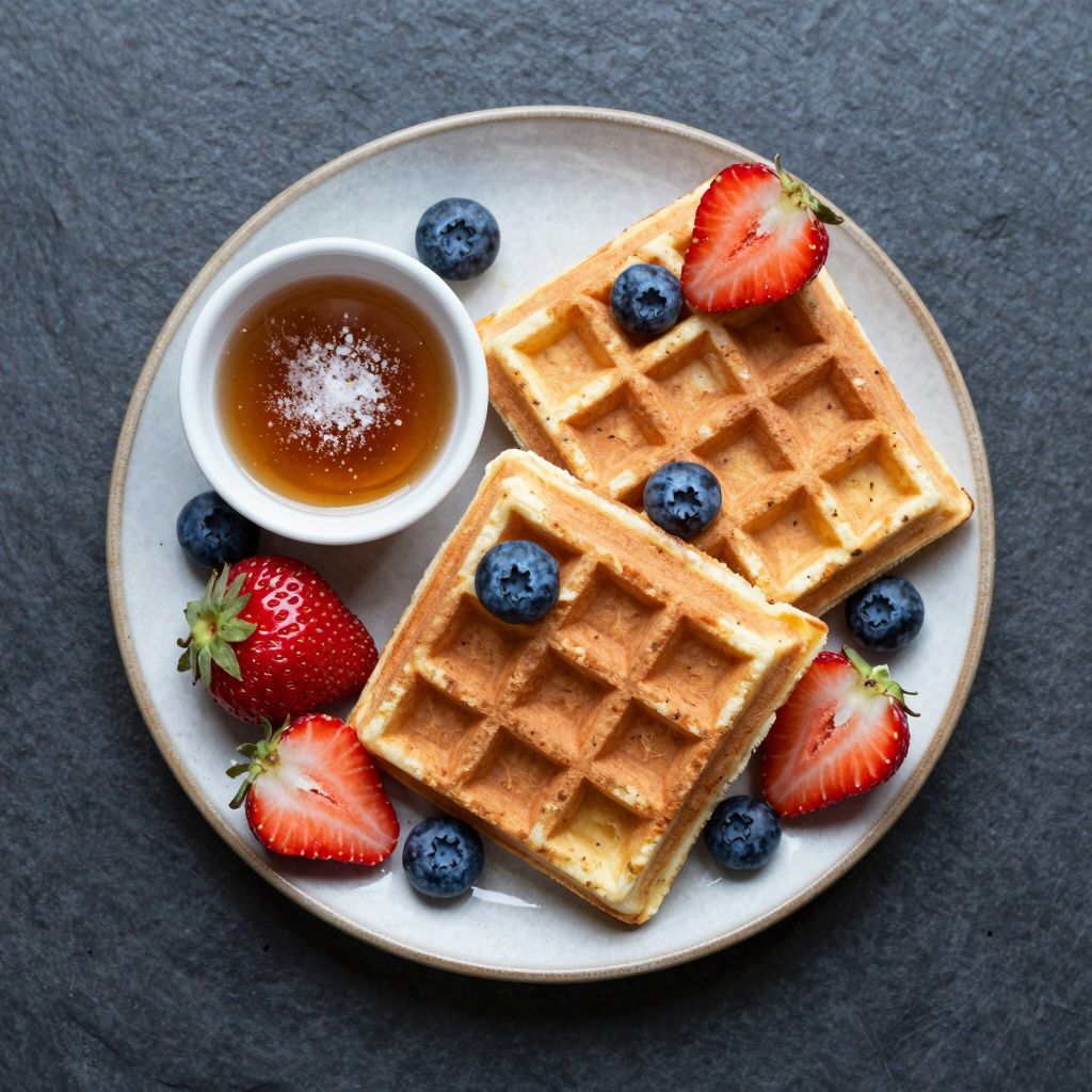 Keto Vanille-Waffeln