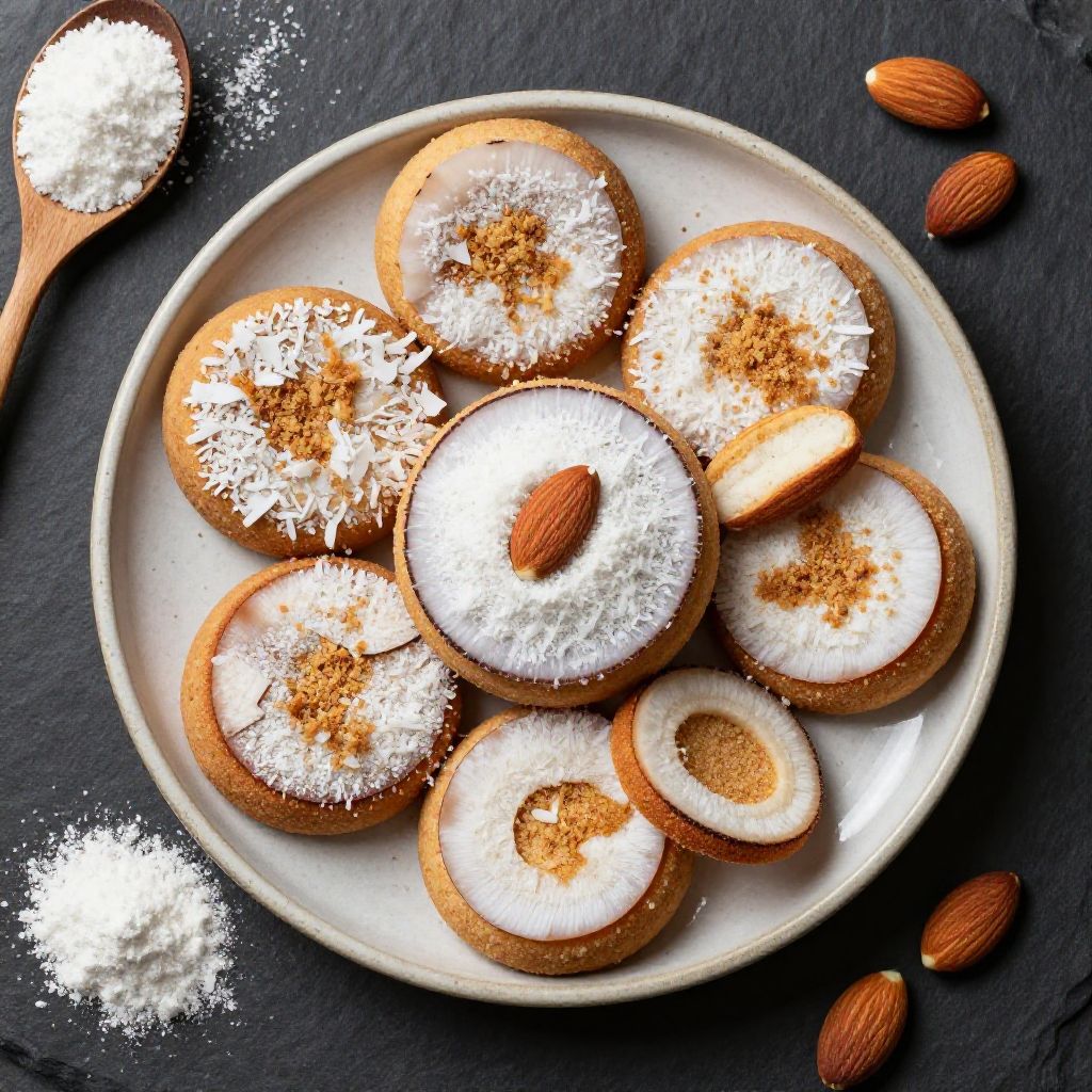 Keto Zimt-Kokos-Plätzchen