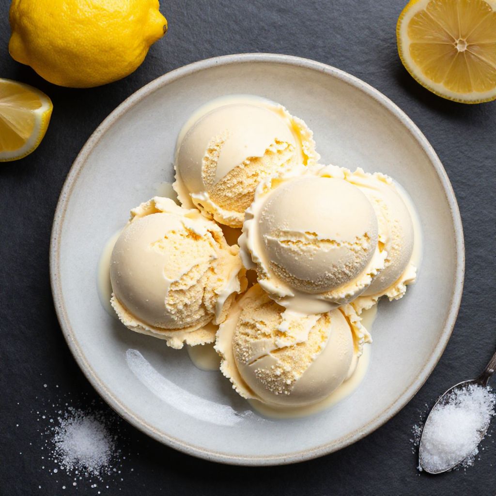 Keto Zitrone-Eis