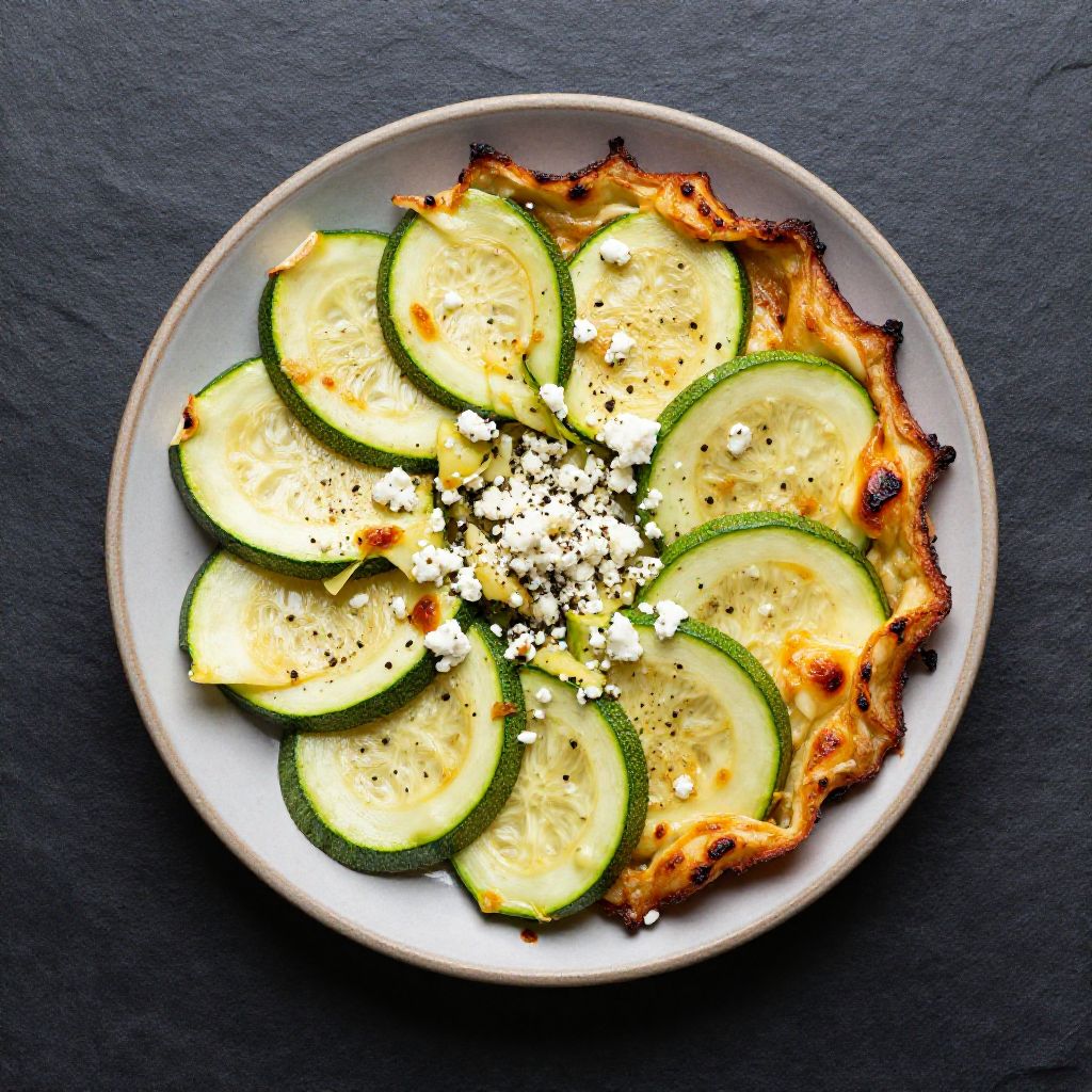 Keto Zucchini Auflauf mit Feta