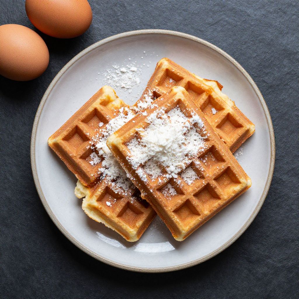 Keto Kokos-Waffeln