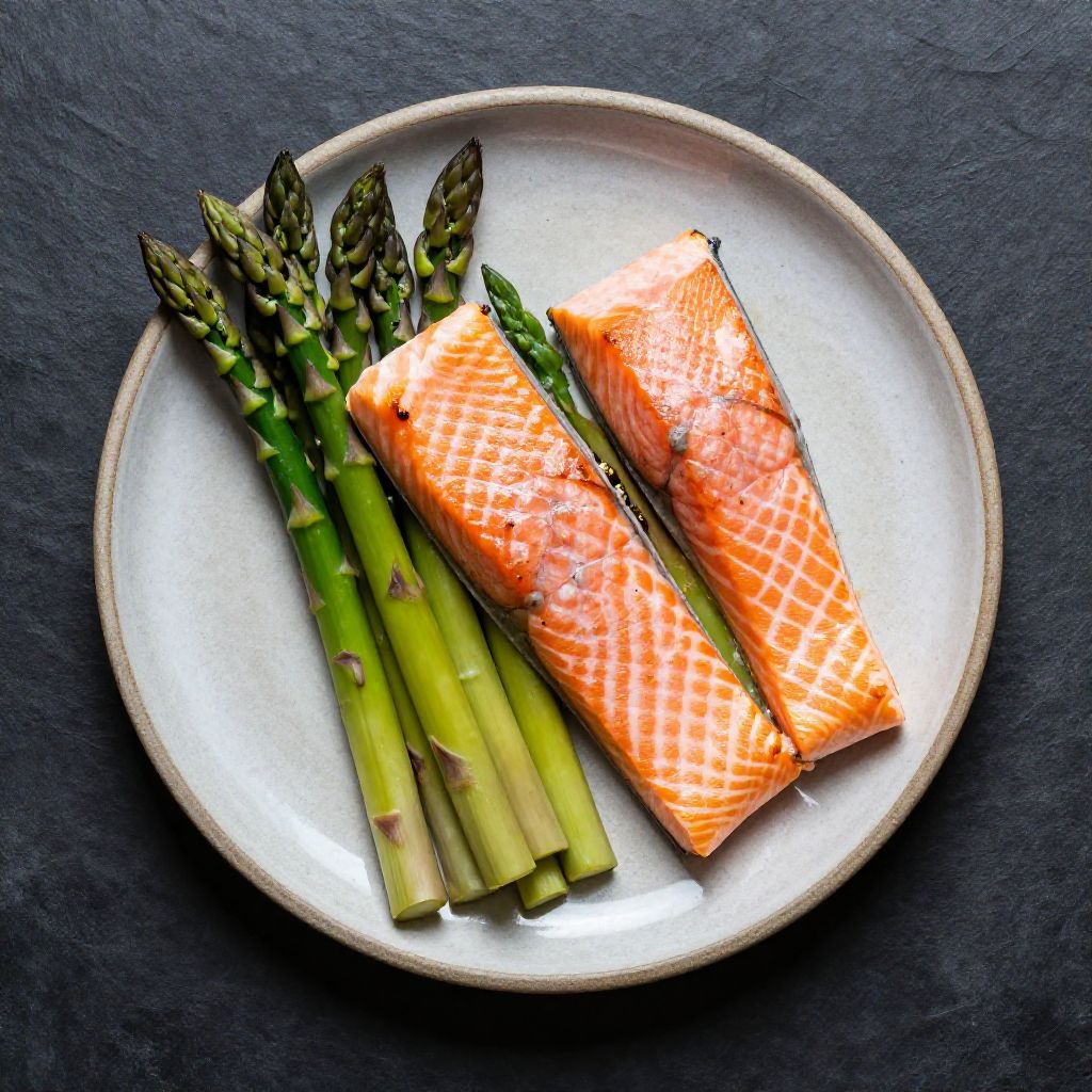 Lachs mit Spargel
