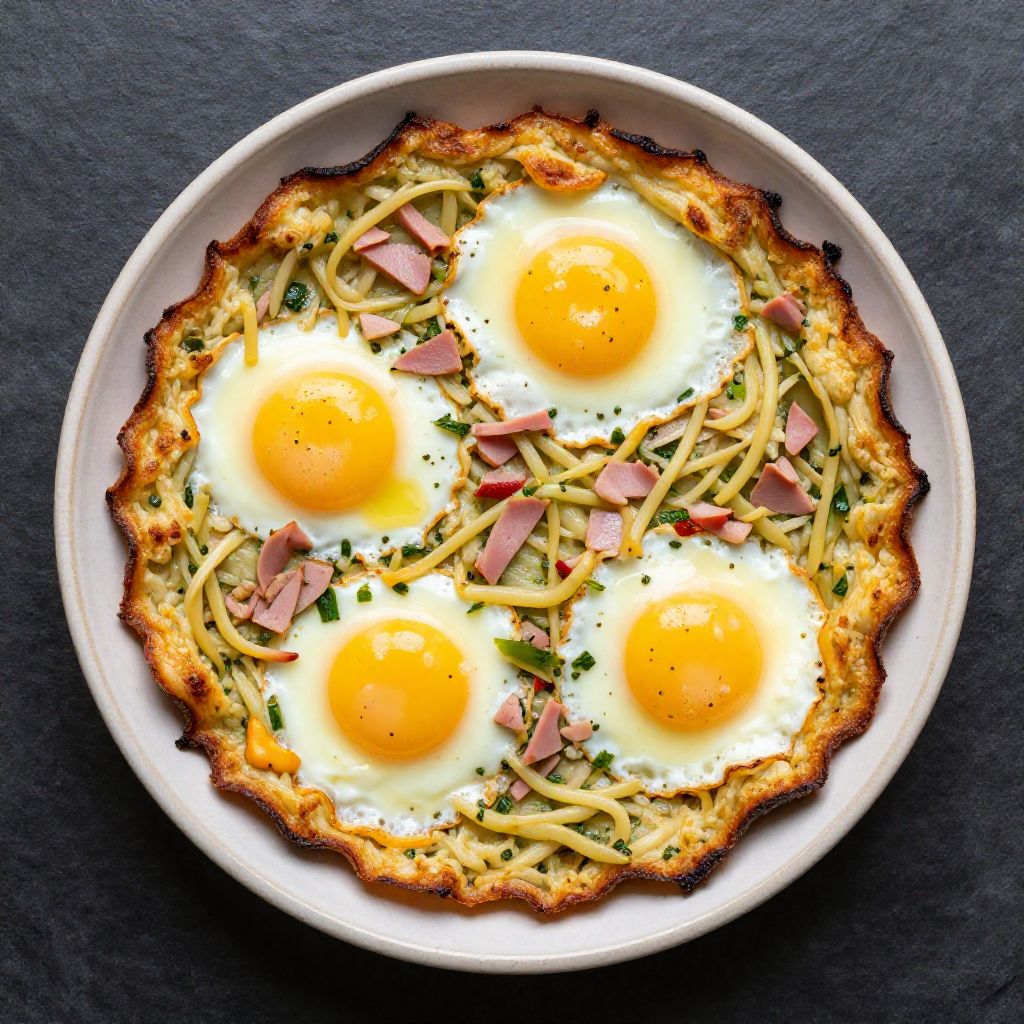 Keto Lauch-Schinken-Auflauf