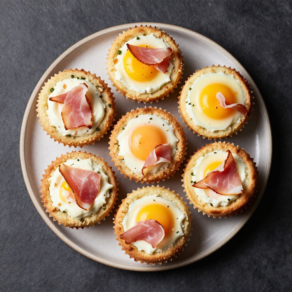 Low Carb Eiermuffins mit Schinken