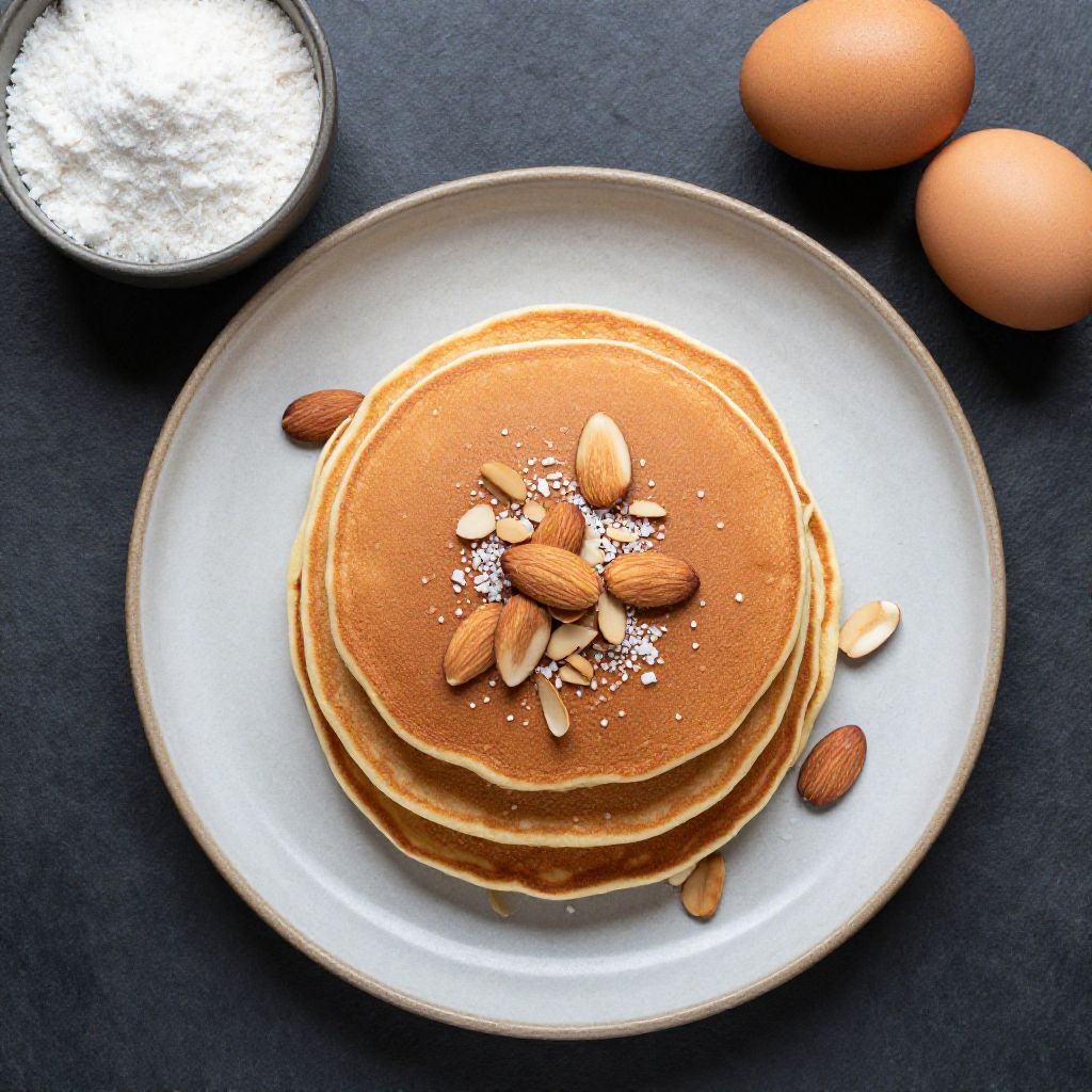 Keto Mandel-Kokos-Pancakes