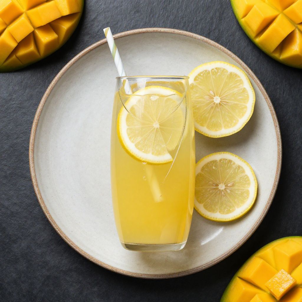 Keto Mango-Limonade