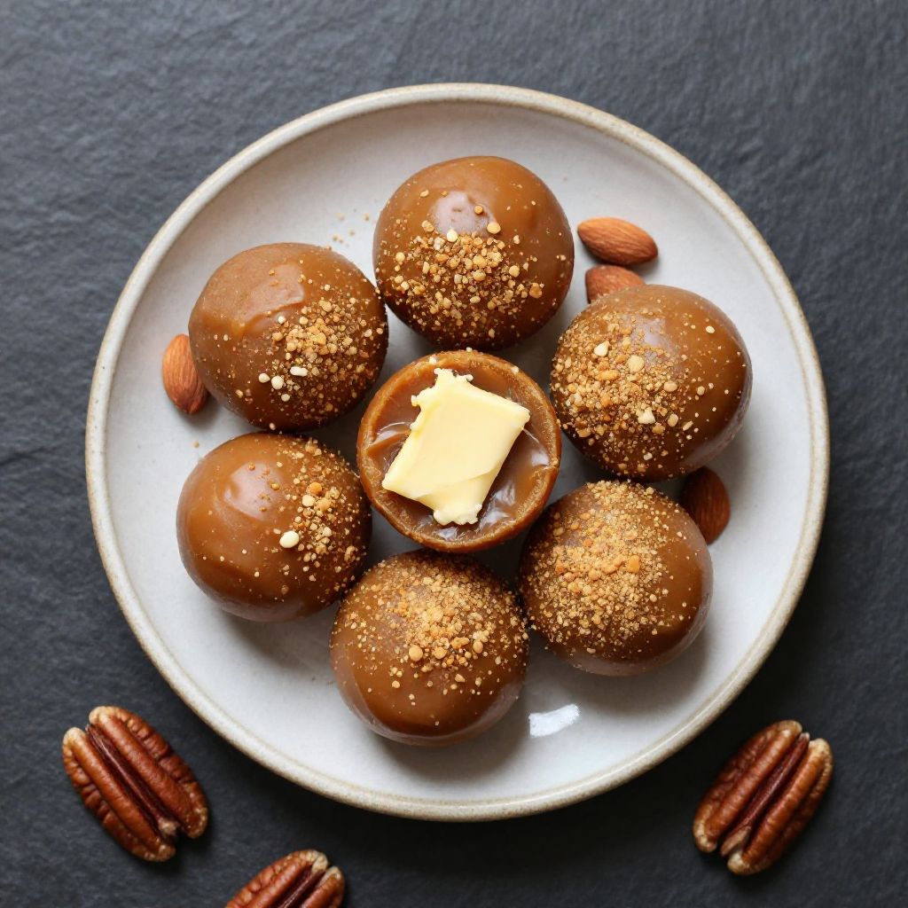 Pekannuss-Karamell Fat Bombs