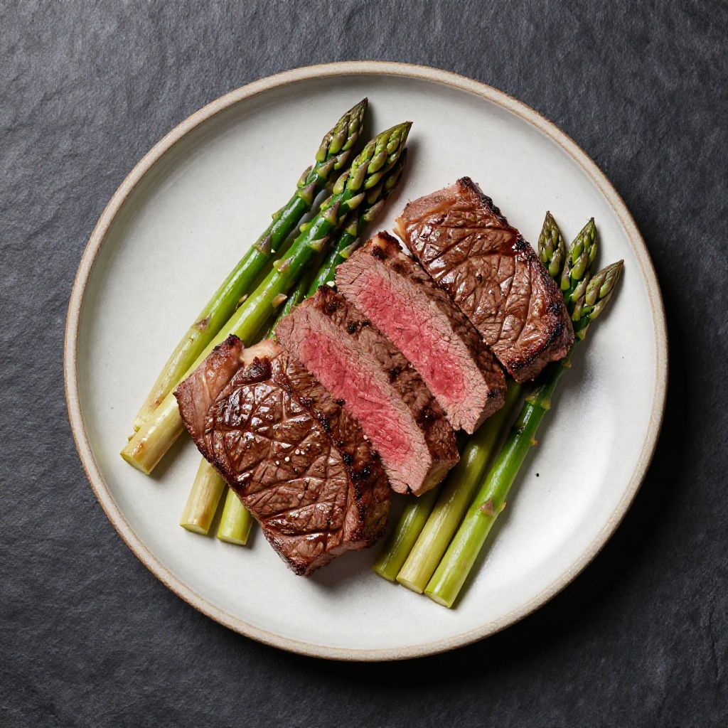 Rinderfilet mit Spargel
