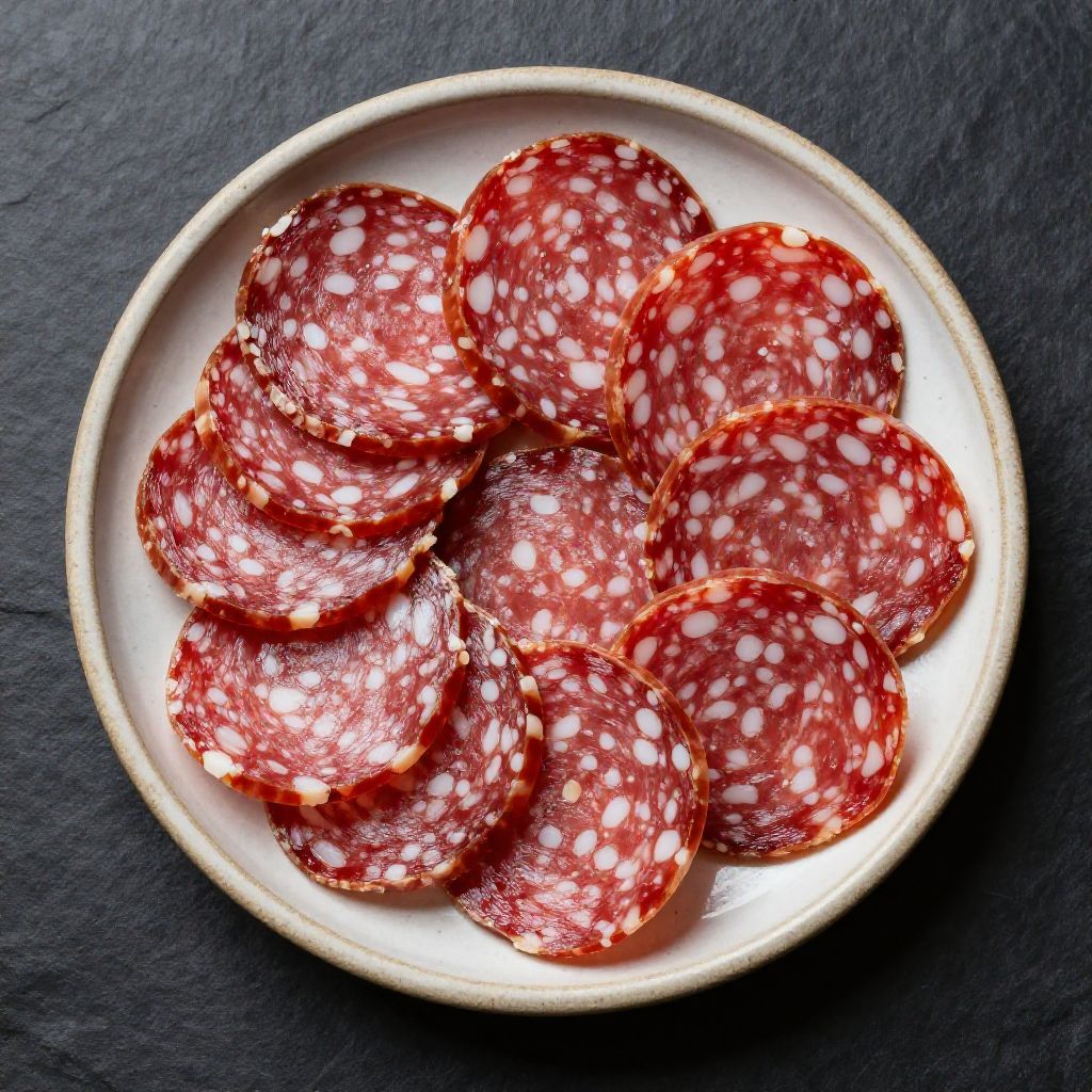 Salami-Käse-Chips