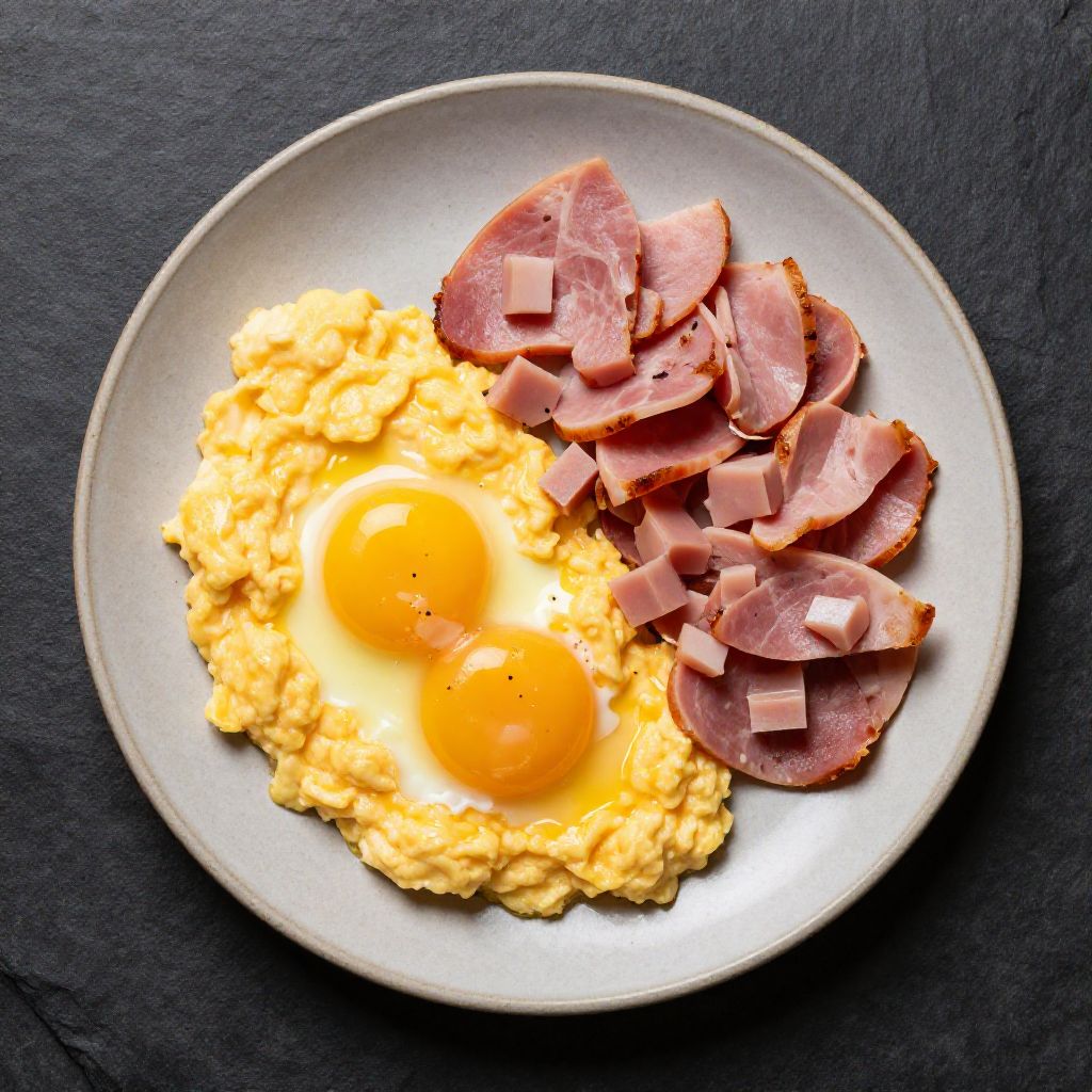 Keto Schinken-Rührei
