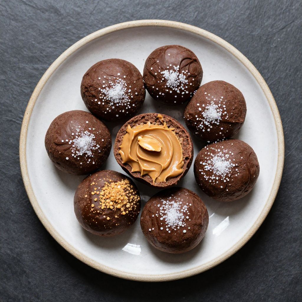 Keto Schoko Erdnussbutter Fat Bombs