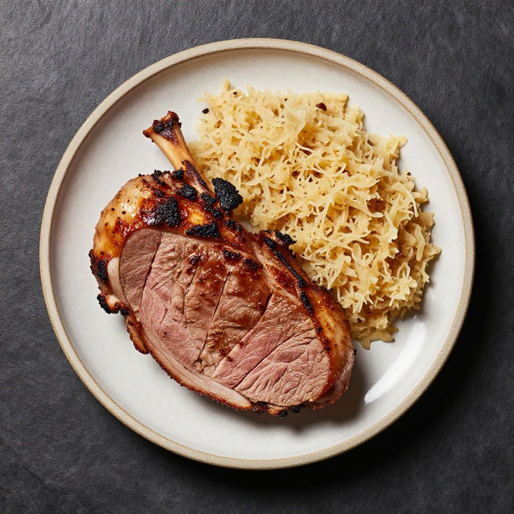 🍖 Schweinebraten mit Sauerkraut