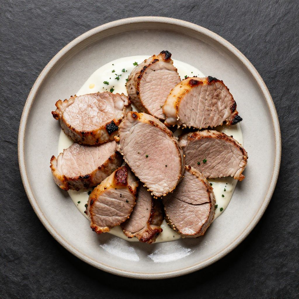 🌿 Schweinefilet mit Bärlauchcreme