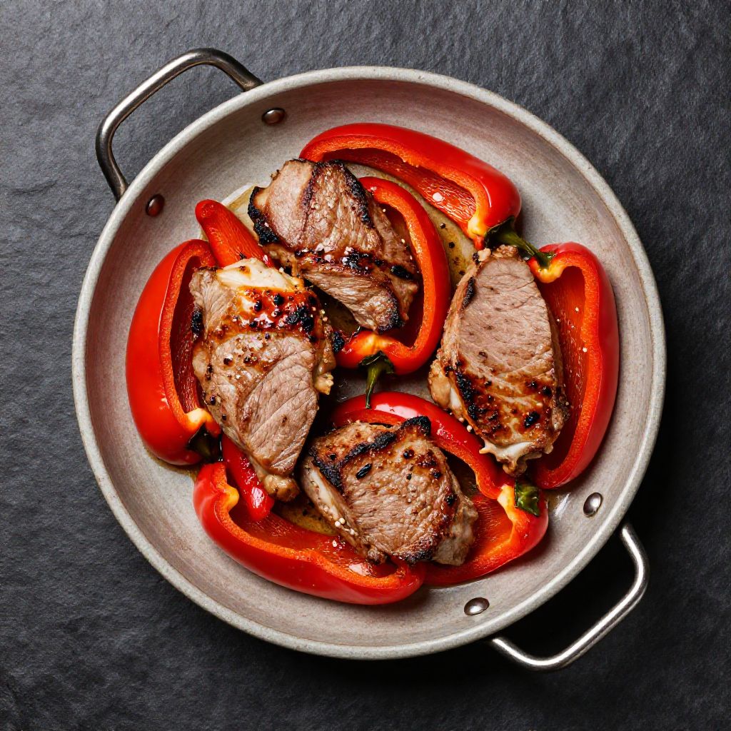 🫑 Schweinefilet-Paprika-Pfanne