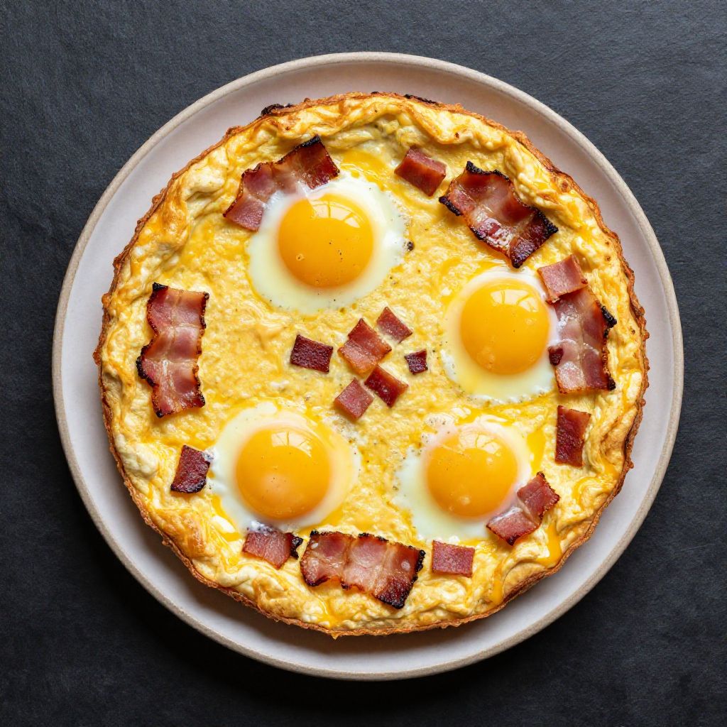 Keto Speck-Cheddar-Frittata