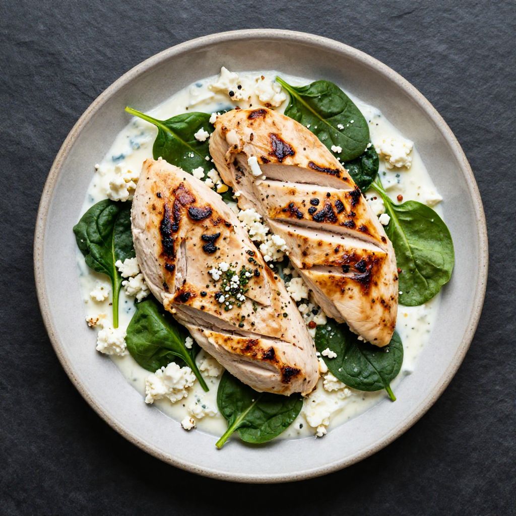 🥬 Spinat-Feta-Hähnchen-Auflauf