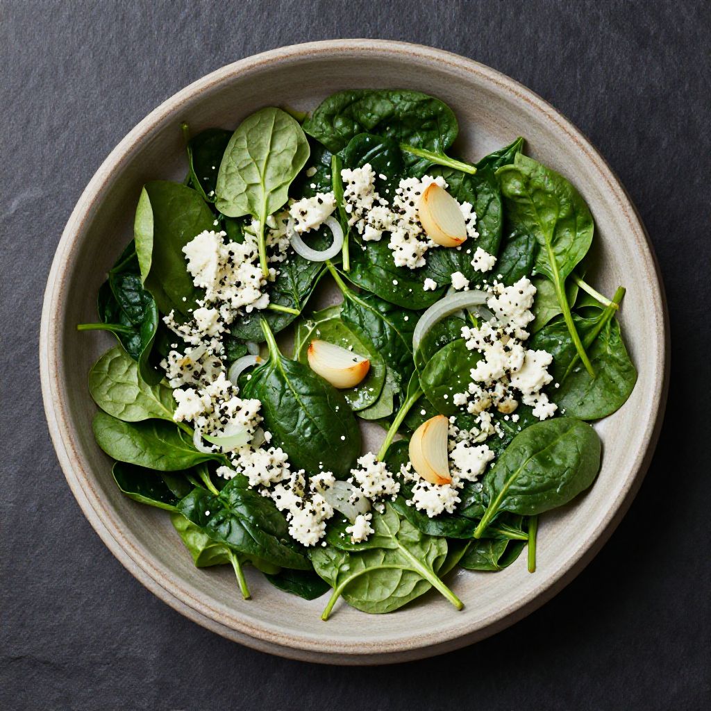 Schnelle Spinat-Feta-Pfanne