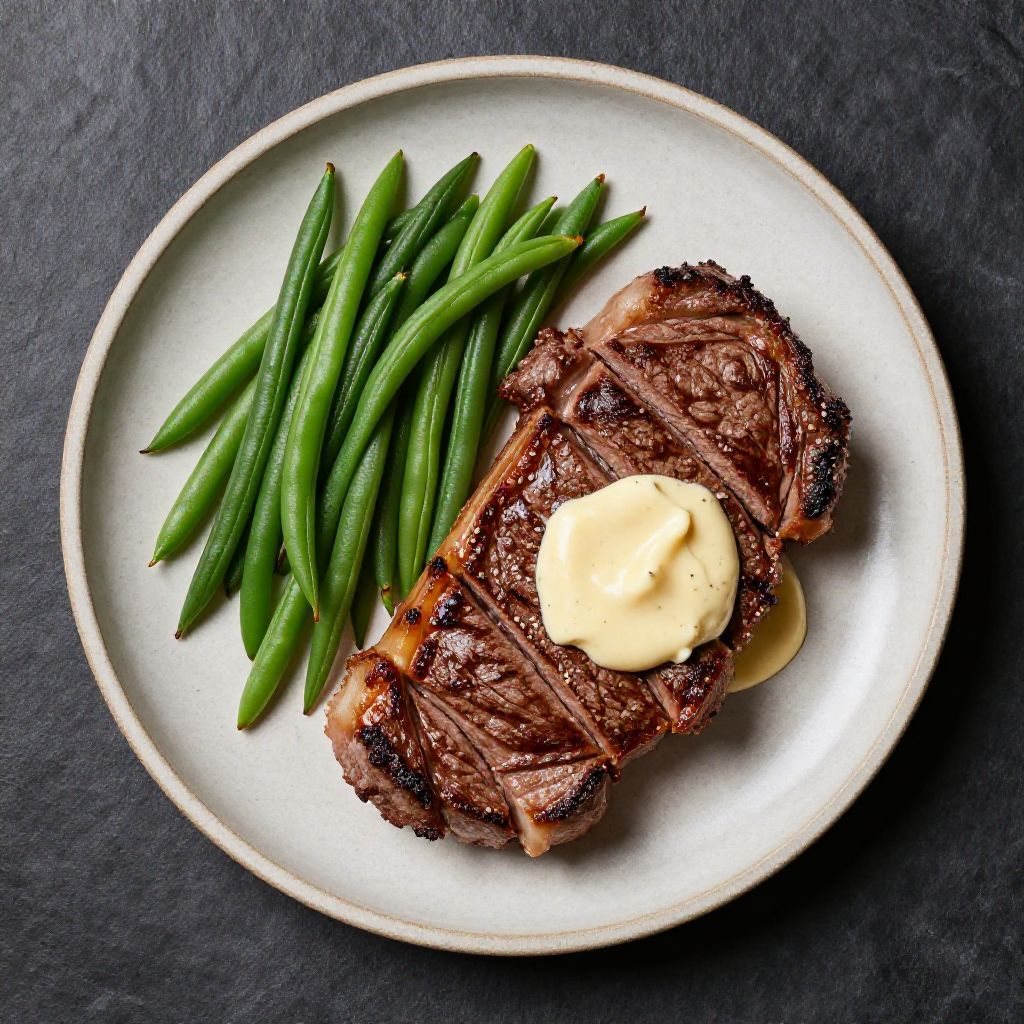 🥩 Steak mit grünen Bohnen