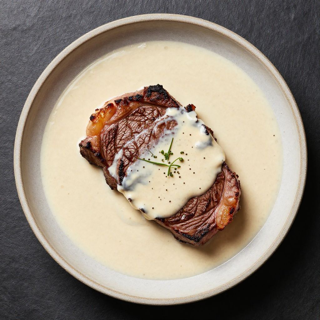 🥩 Steak mit cremiger Pfefferrahmsauce