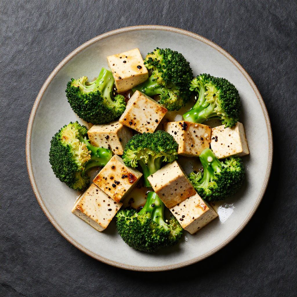 Keto Tofu-Brokkoli-Pfanne