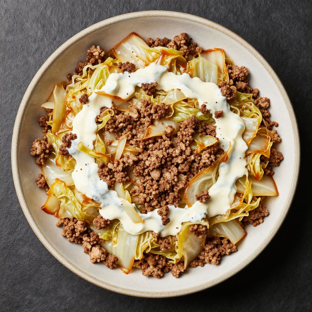 Weißkohl-Hackfleisch-Auflauf