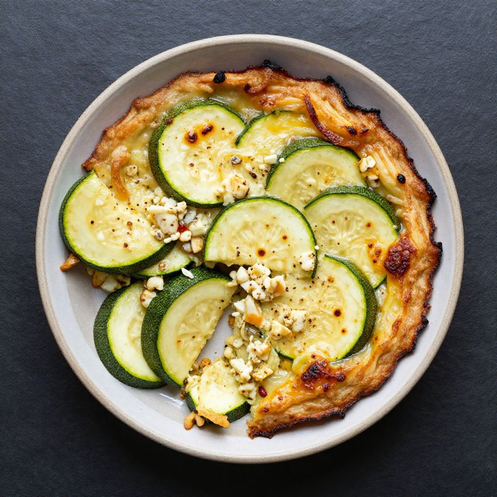 Keto Zucchini-Feta-Gratin