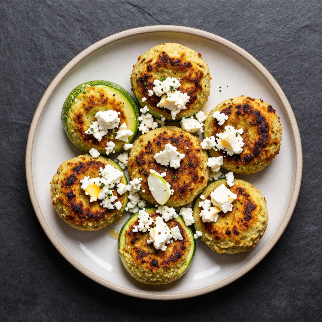 🧆 Zucchini-Frikadellen mit Feta
