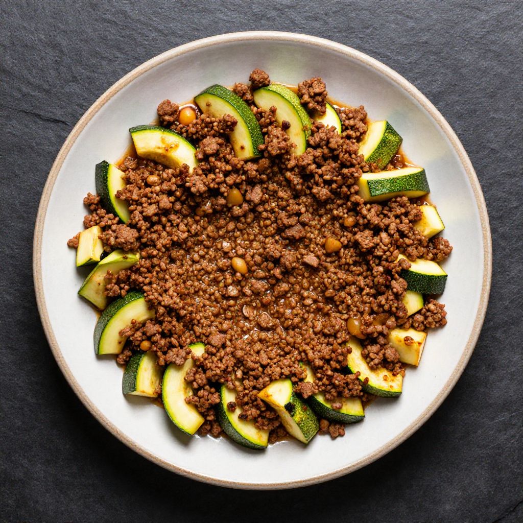 Zucchini-Hackfleisch-Pfanne