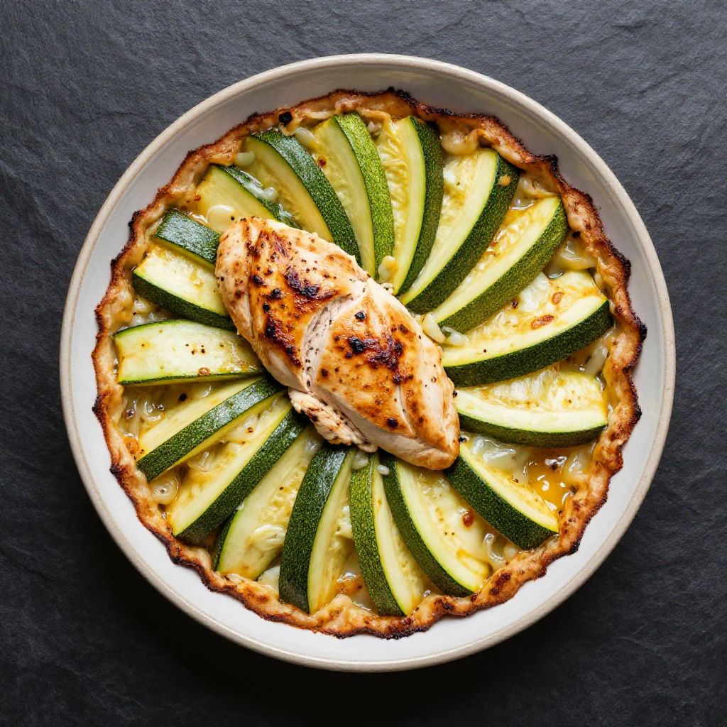 🥒 Zucchini-Hähnchen-Auflauf