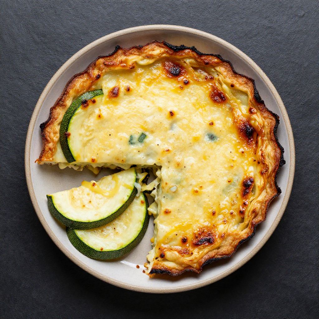 Zucchini-Käse-Gratin