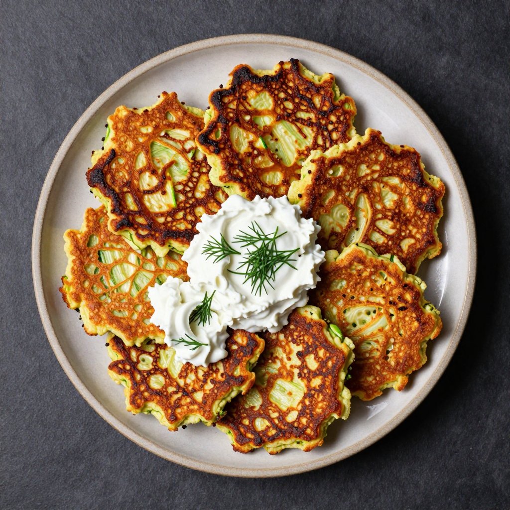 Herzhafte Zucchini-Pancakes